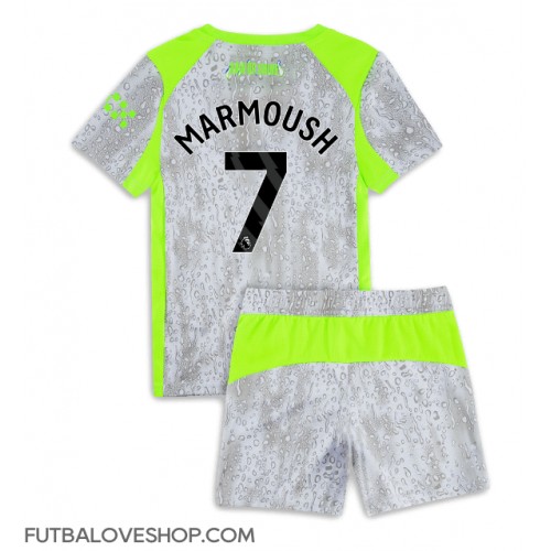 Dres Manchester City Omar Marmoush #7 Tretina pre deti 2025-26 Krátky Rukáv (+ trenírky)